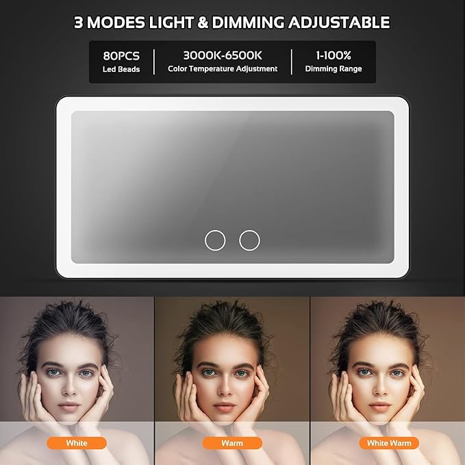 NomadGlo™ Professional Makeup Mirror Visor Upgrade